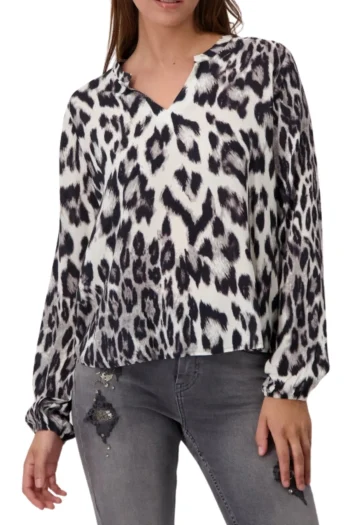 MONARI Shirts-LEOPARD PRINT SHIRT ANIMAL
