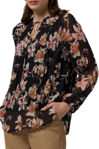 MADLY SWEETLY Blouses|Winter Style-LILAH BLOUSE BLACK