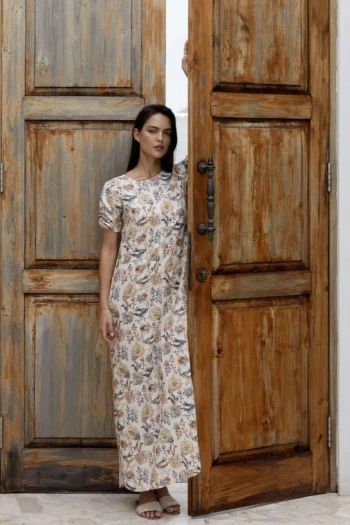 HUMIDITY Dresses-LILLIAN DRESS KAFFIR PRINT