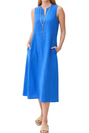 PERUZZI Dresses-LINEN LONG DRESS