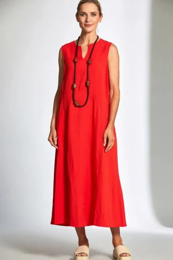 PERUZZI Dresses-LINEN LONG DRESS