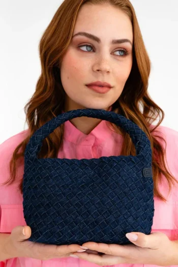 ELMS+KING Bags-LINTON PLAIT XBODY DARK-DENIM