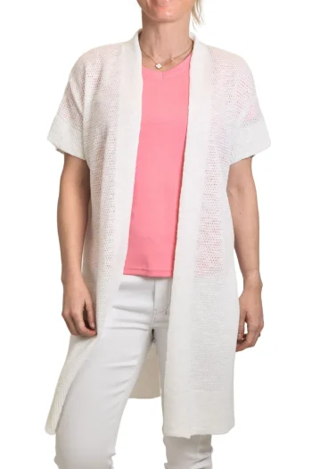 FOIL Cardigans-LONG ISLAND CARDI WHITE