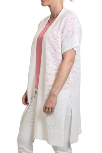 FOIL Cardigans-LONG ISLAND CARDI WHITE