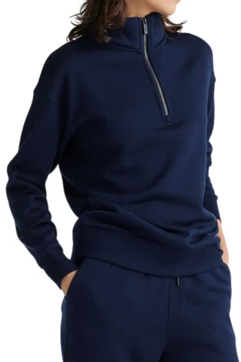 TOORALLIE Tracksuits|Track Tops-LOUNGE ZIP COLLAR