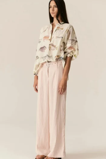 POL CLOTHING Shirts-LOUP SHIRT PRINT