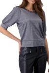 MONARI Tops|Weekend Edit-LUREX TEE CHARCOAL