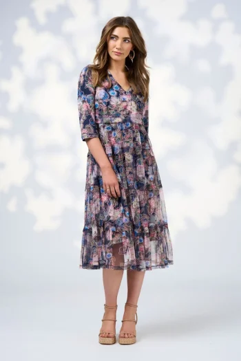 LOOBIES STORY Dresses-MAEVE TULLE DRESS INDIGO