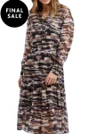 FOXWOOD Dresses-MALA ABSTRACT DRESS PRINT