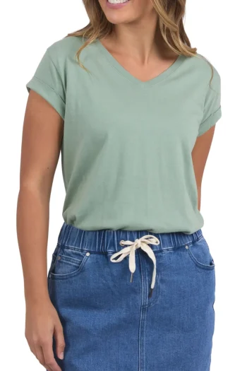 FOXWOOD T Shirts-MANLY VEE TEE