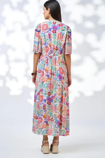 LOOBIES STORY Dresses-MARCELLA MIDI DRESS MULTI