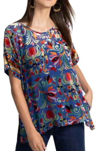 JOHNNY WAS Blouses-MARIAFE BLOUSE PRINT