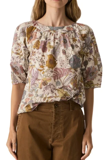 POL CLOTHING Tops-MARLA TOP PRINT