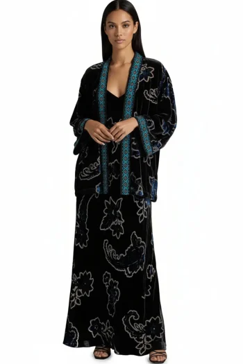JOHNNY WAS Jackets-MERHAWI KIMONO MULTI