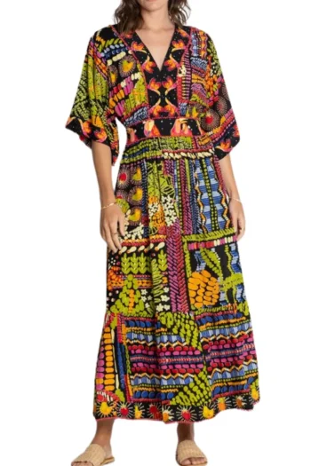 LULA SOUL Dresses-NETANYA MAXI BLACK