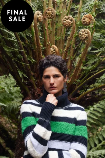 ELK Jumpers-OLLI SWEATER MULTI-STRIPE