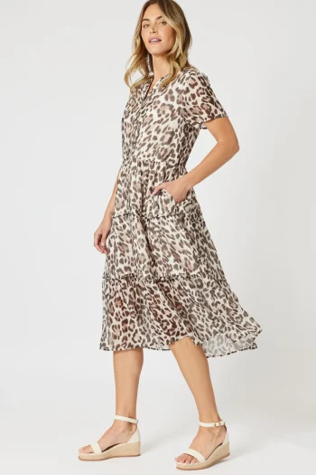 GORDON SMITH Dresses|Weekend Edit-ON SAFARI DRESS NATURAL