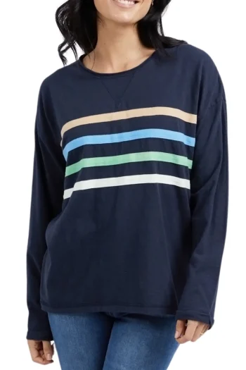 ELM Tracksuits|Track Tops-OUTLOOK SWEAT SAPPHIRE