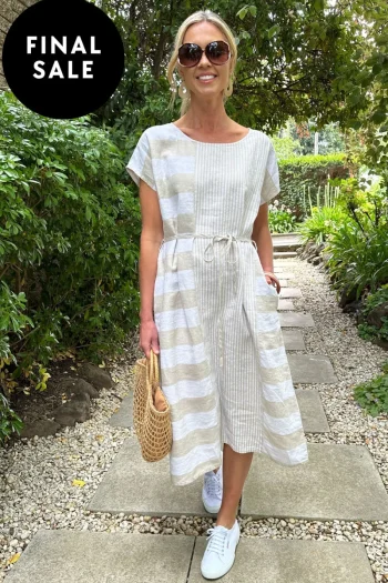 GORDON SMITH Dresses|Weekend Edit-PATIO STRIPE DRESS