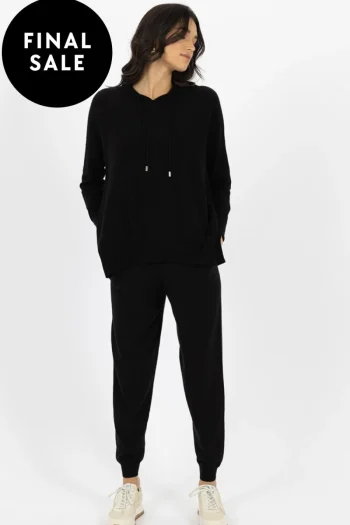 HUMIDITY Tracksuits|Jumpers-PEYTON HOODIE BLACK