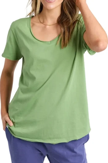 ELM T Shirts-PIMA VEE TEE