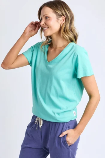 ELM T Shirts-PIMA VEE TEE