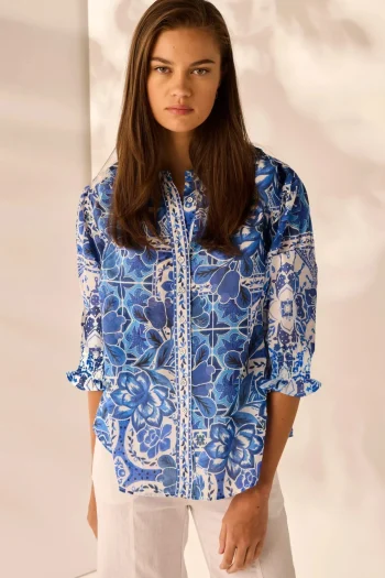 LANIA Shirts-PORTO SHIRT BLUE