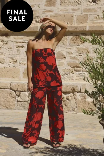 SARA FOX Pants-PORTOFINO PANT CORAL