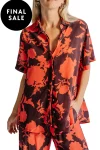 SARA FOX Shirts-PORTOFINO SHIRT CORAL