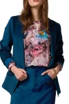 LOOBIES STORY Jackets|Winter Style-PRUDENCE BLAZER PEACOCK