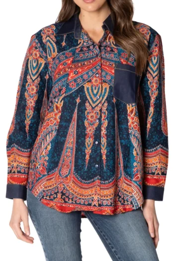 LULA LIFE Shirts|Winter Style-RAFAELA SHIRT PRINT