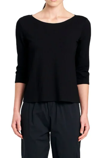 MELA PURDIE T Shirts|Tops-RELAXED BOAT NECK