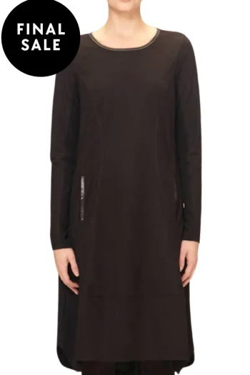 VERGE Dresses-REVOLVE DRESS BLACK