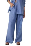 CABLE Pants-SAIL LINEN PANT BLUE