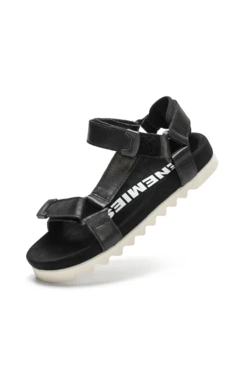 ROLLIES Shoes-SANDAL TOOTH WEDGE BLACK