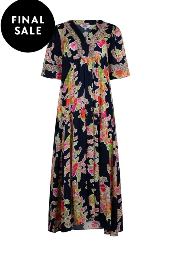 LOOBIES STORY Dresses-SANTE MIDI DRESS INDIGO