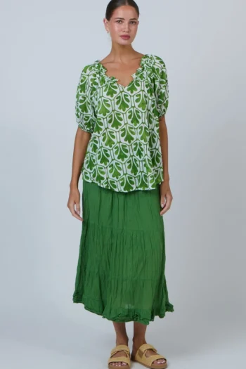 NAMASTAI Tops-SCOOP NECK TOP