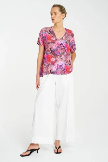 MELA PURDIE Tops-SCOOP SHELL TOP KALEIDOSCOPE
