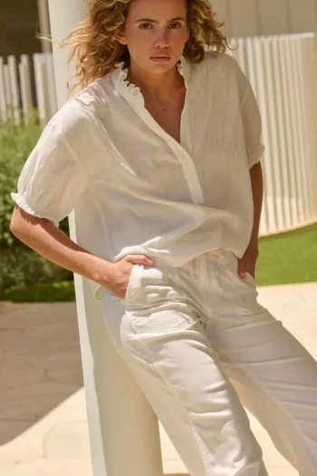 KIREINA Pants-SOFIA PANT SNOW-WHITE