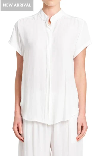 MELA PURDIE Shirts-SOFT STAND SHIRT