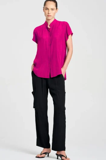 MELA PURDIE Shirts-SOFT STAND SHIRT