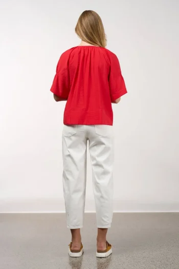 MADLY SWEETLY Tops|Weekend Edit-SONNET TOP POPPY