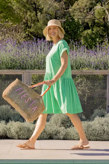 ELM Dresses-SUNSET HOUR DRESS GREEN