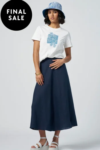 MADLY SWEETLY Skirts-SUNSHINE SKIRT NAVY