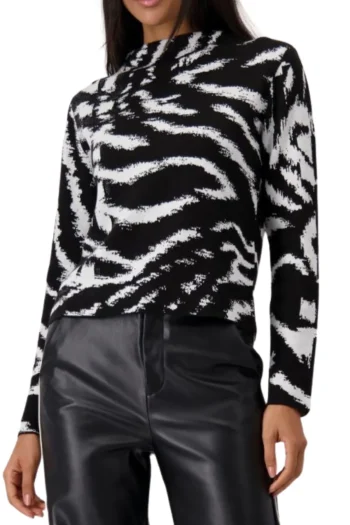 MONARI Jumpers-KNIT PULLOVER SWIRL