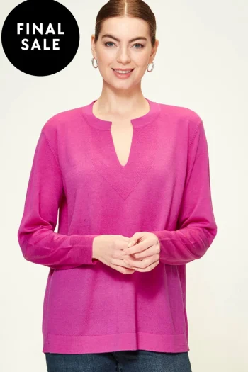 VERGE Jumpers-TESS SWEATER ORCHID