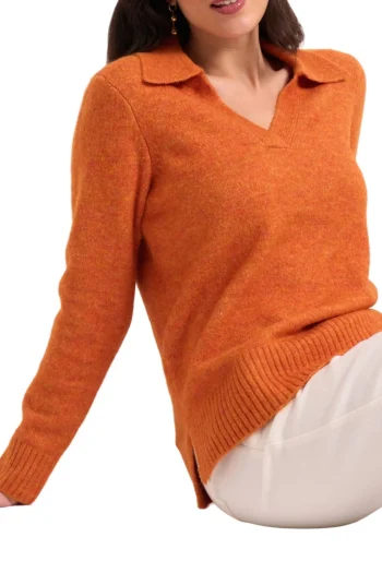 FOIL Jumpers|Winter Style-THE LEGEND SWEATER SATSUMA