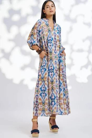 LOOBIES STORY Dresses-TIA MIDI DRESS MULTI