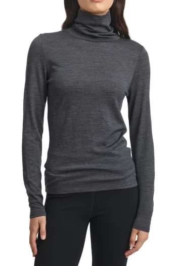 TOORALLIE Tops-TURTLENECK MERINO TEE