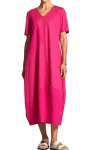 PERUZZI Dresses-TWO TONE DRESS FUSCHIA
